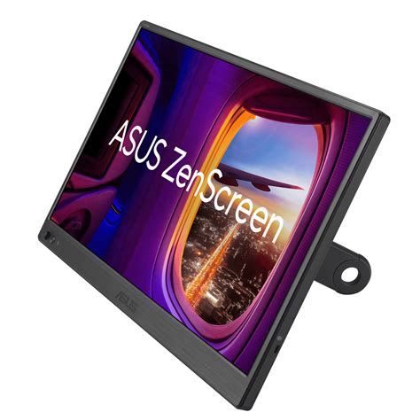 ASUS ZenScreen MB169CK Portable USB Monitor- 16 inch (15.6 inch viewable); Full HD; IPS; dual USB Type-C; Flicker Free; Blue Lig